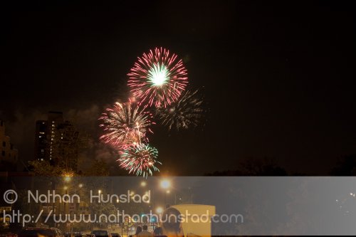 Minneapolis fireworks on 4 July 2010